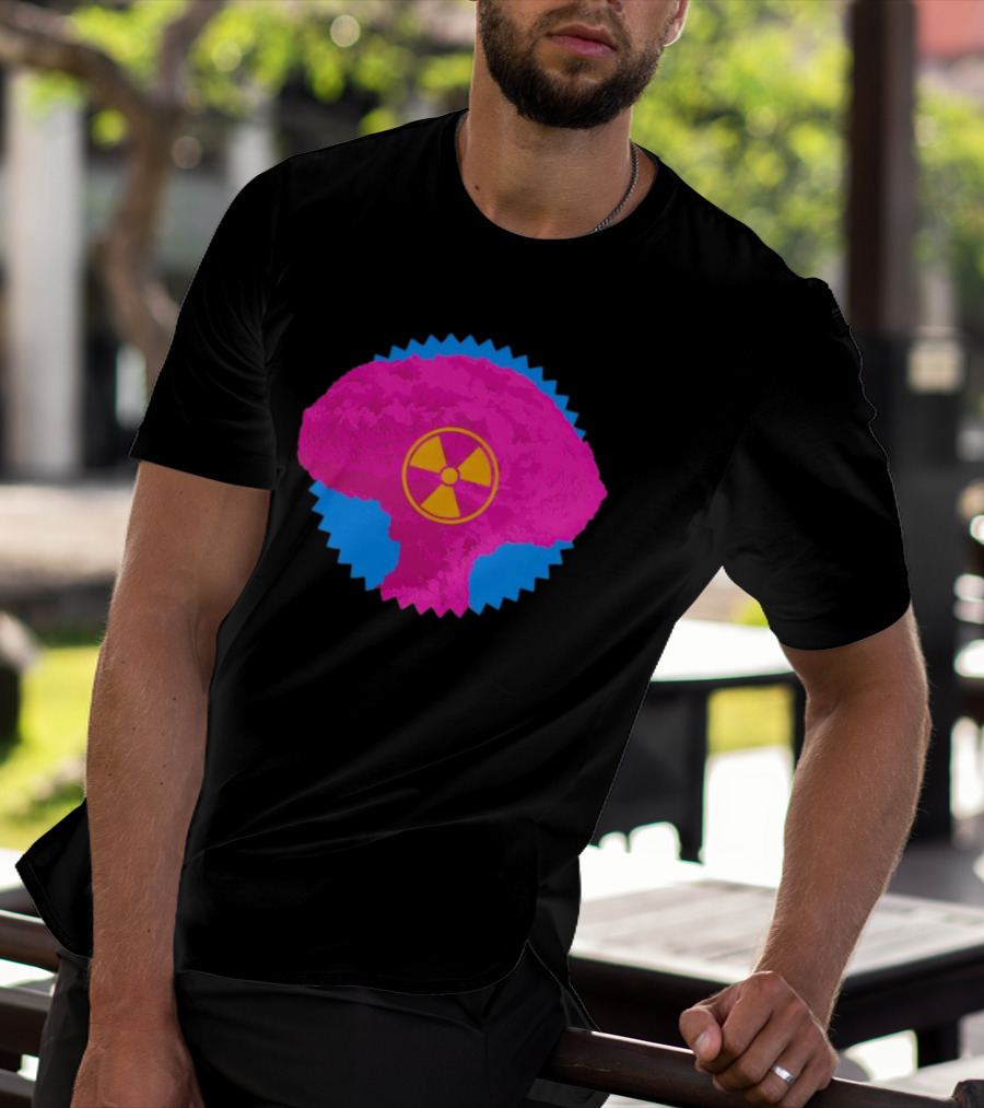 Barbie Box Office Bomb Pink Mushroom Cloud With Radiation T-Shirt