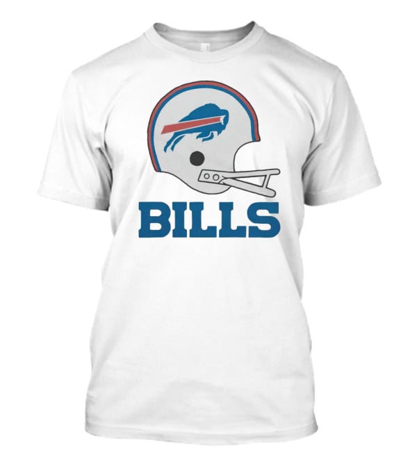 Buffalo Bills Helmet With Team Name Bills T-Shirt