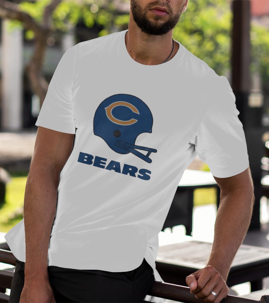Chicago Bears Helmet Iconic T-Shirt