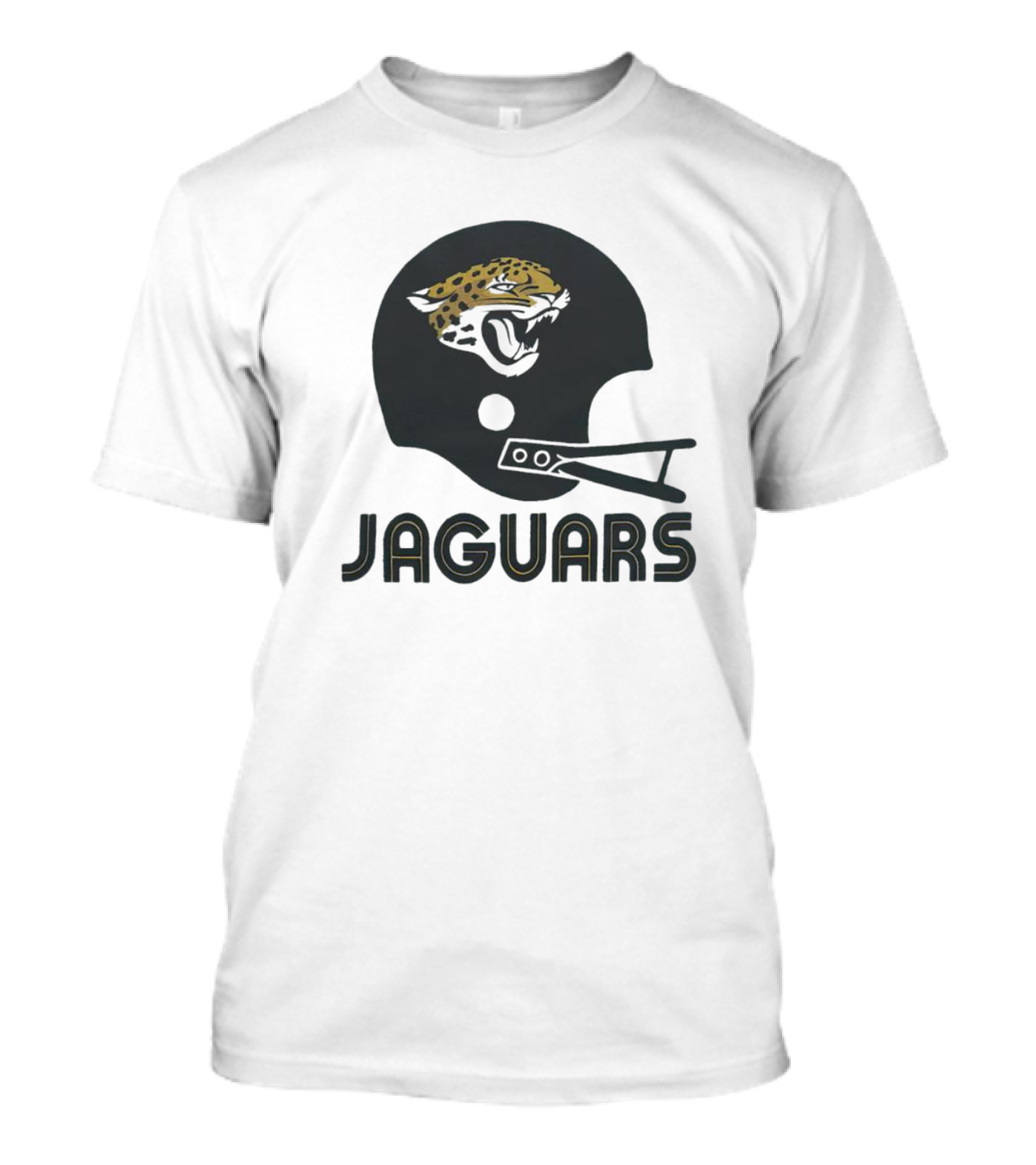 Jaguars Helmet With Jaguar Head T-Shirt