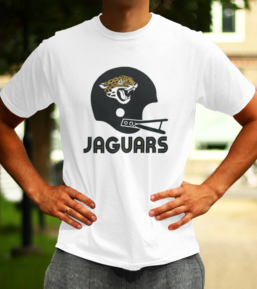 Jaguars Helmet With Jaguar Head T-Shirt