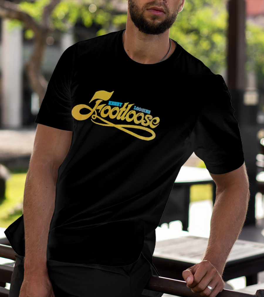 Kenny Loggins Footloose Vintage Retro Script T-Shirt