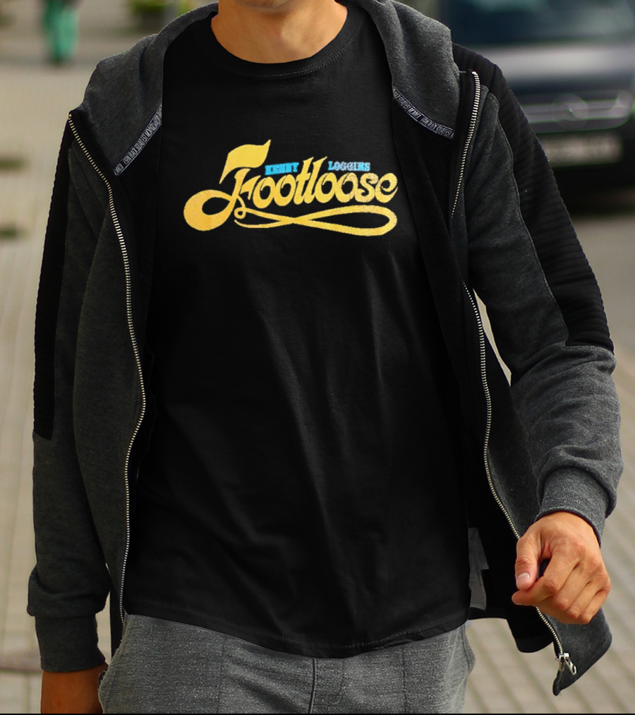 Kenny Loggins Footloose Vintage Retro Script T-Shirt