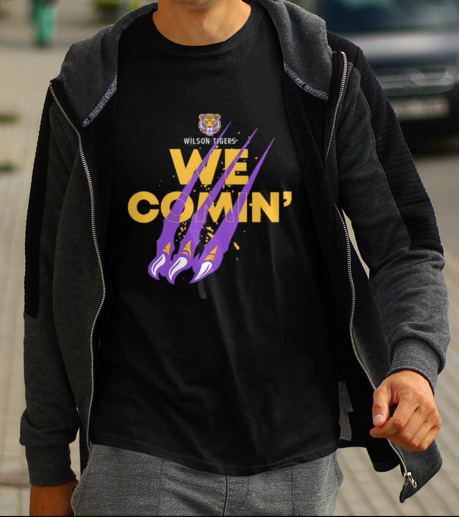 Wilson Tigers We Comin' Tiger Claw Marks T-Shirt