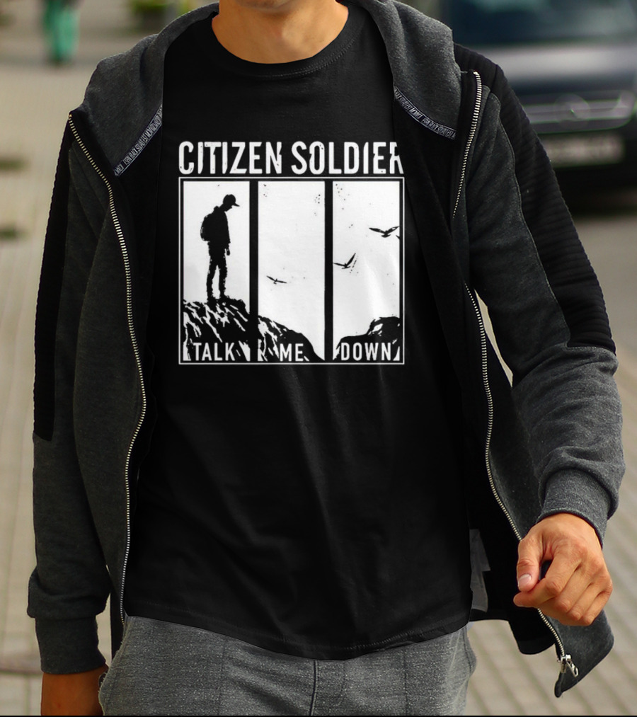 Citizen Soldier Talk Me Down Silhouette With Birds T-Shirt