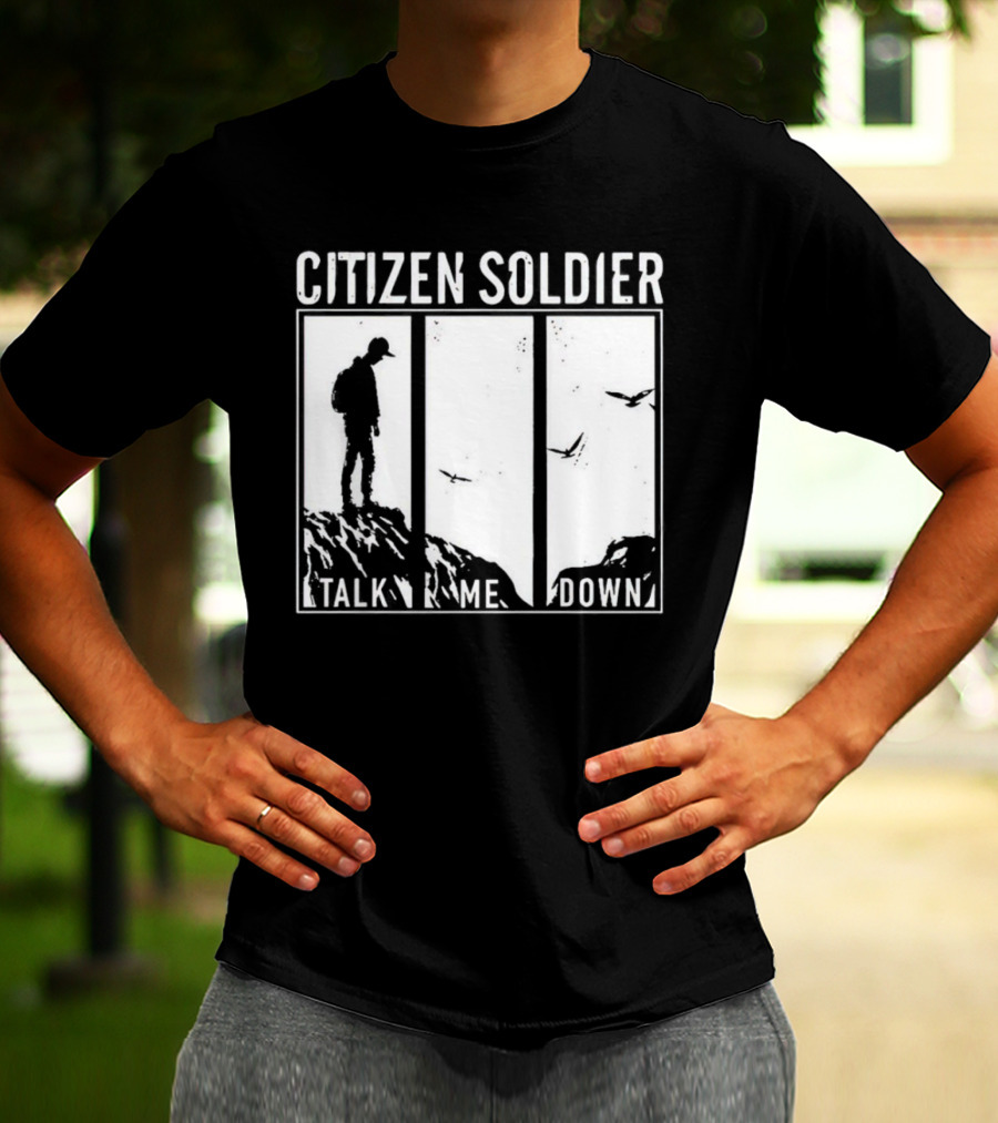 Citizen Soldier Talk Me Down Silhouette With Birds T-Shirt