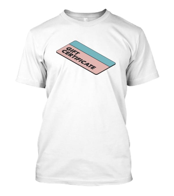 Gift Certificate Pastel Card T-Shirt