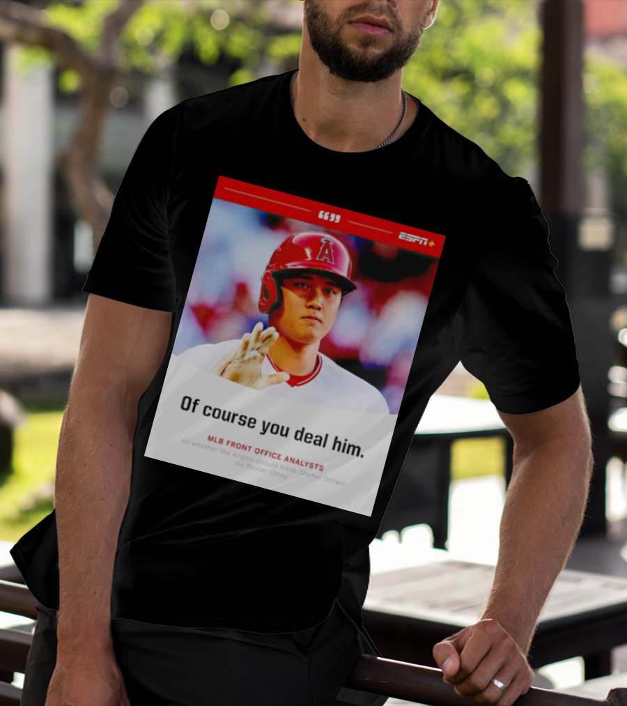 ESPN+ Shohei Ohtani MLB Front Office Analysts Trade Discussion T-Shirt