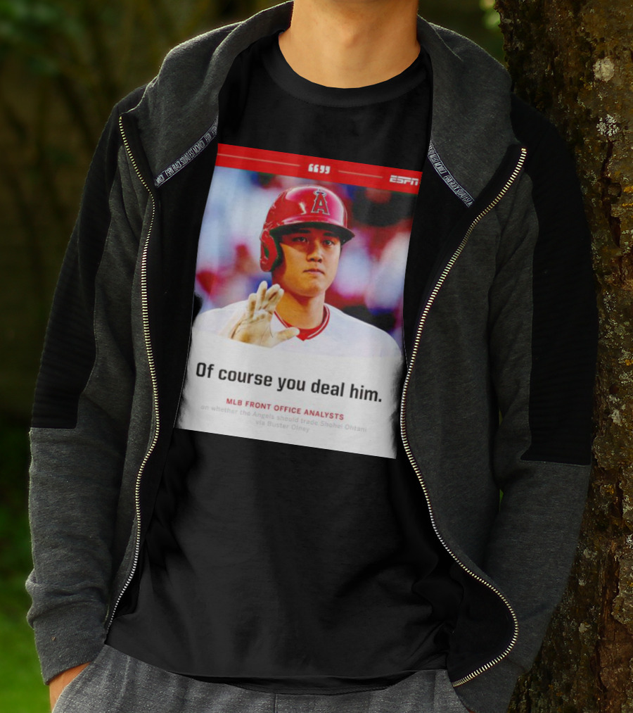ESPN+ Shohei Ohtani MLB Front Office Analysts Trade Discussion T-Shirt