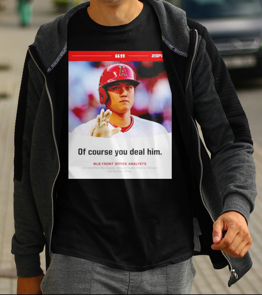 ESPN+ Shohei Ohtani MLB Front Office Analysts Trade Discussion T-Shirt