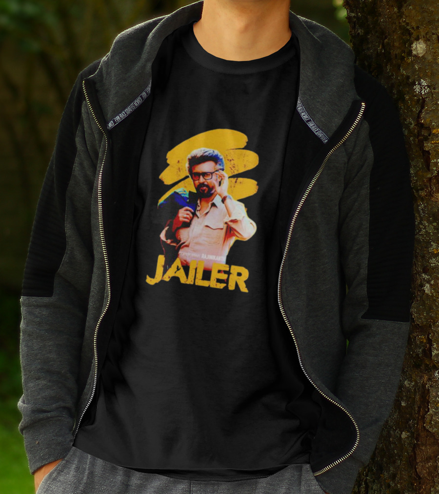 Super Star Rajinikanth Jailer Iconic T-Shirt