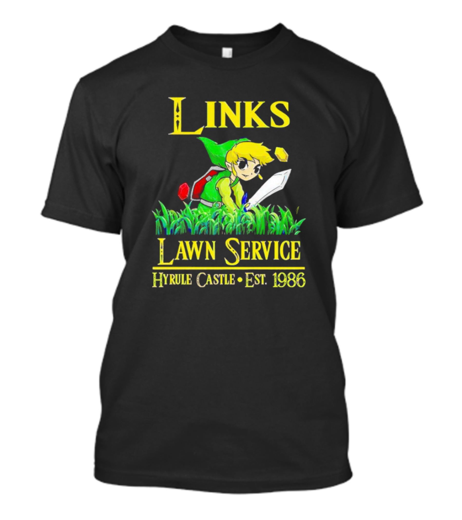 Links Lawn Service Hyrule Castle Est. 1986 T-Shirt