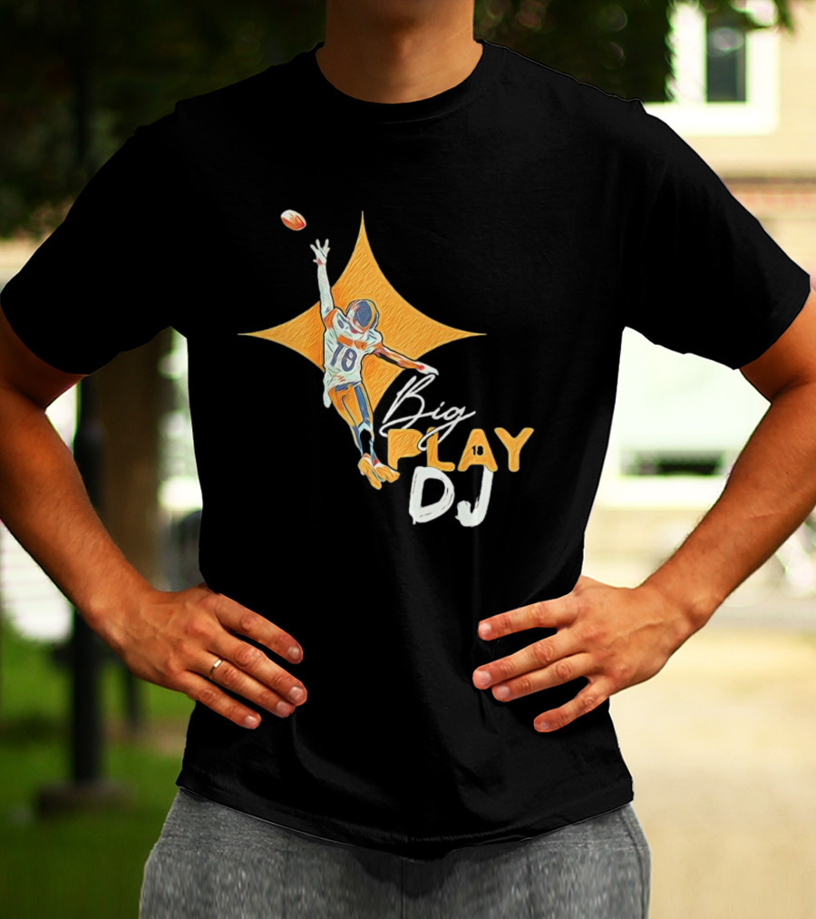 Big Play DJ Pittsburgh Steelers Football Star Catch 18 T-Shirt
