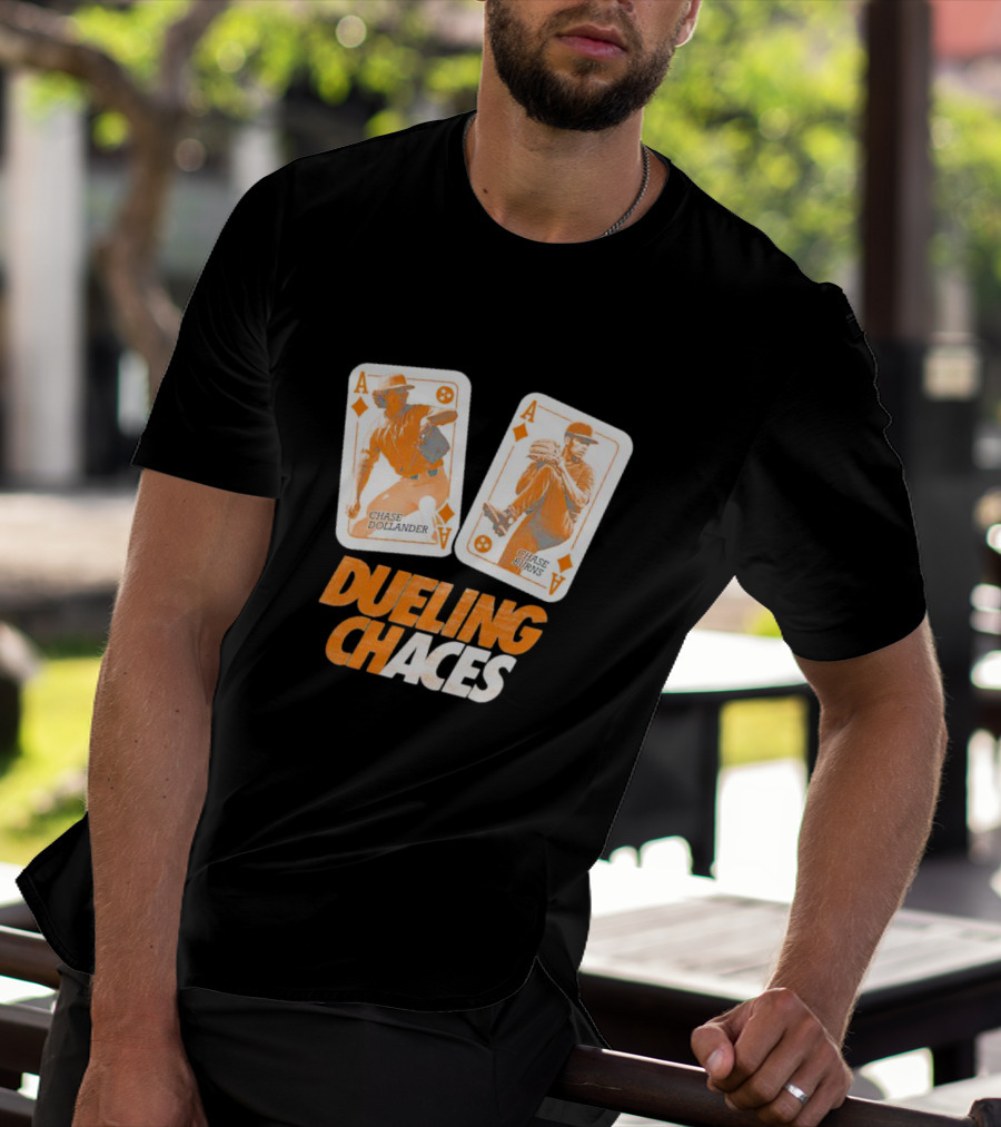 Dueling Chaces Chase Dollander Chase Burns Playing Cards T-Shirt