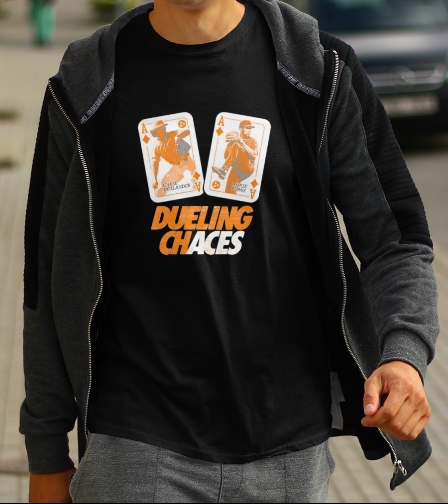 Dueling Chaces Chase Dollander Chase Burns Playing Cards T-Shirt