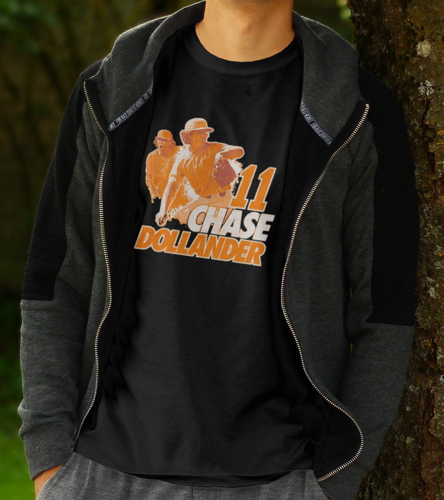 Chase Dollander 11 Baseball Action Player T-Shirt