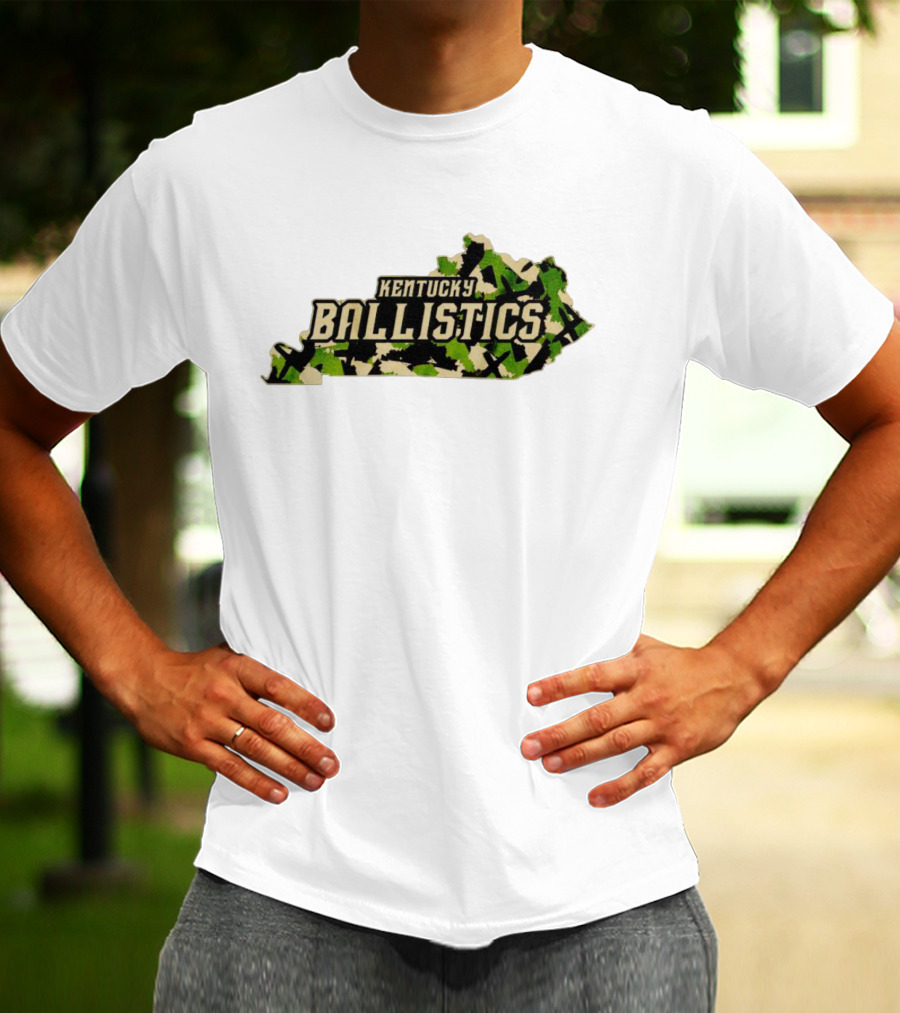 Kentucky Ballistics Camo State Shape T-Shirt