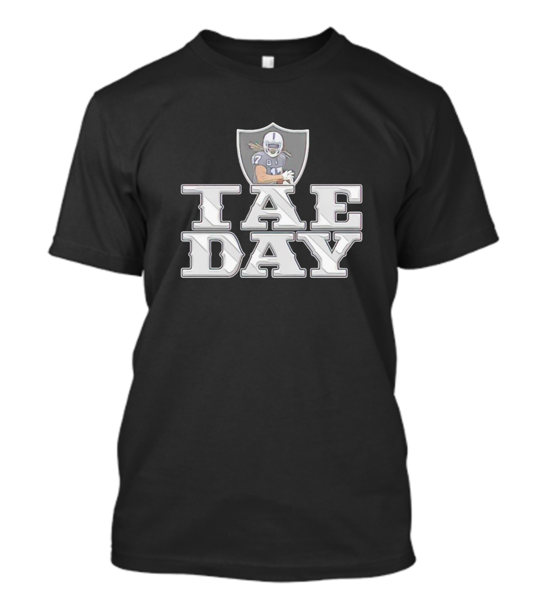 Las Vegas Raiders TAE DAY Davante Adams Football T-Shirt