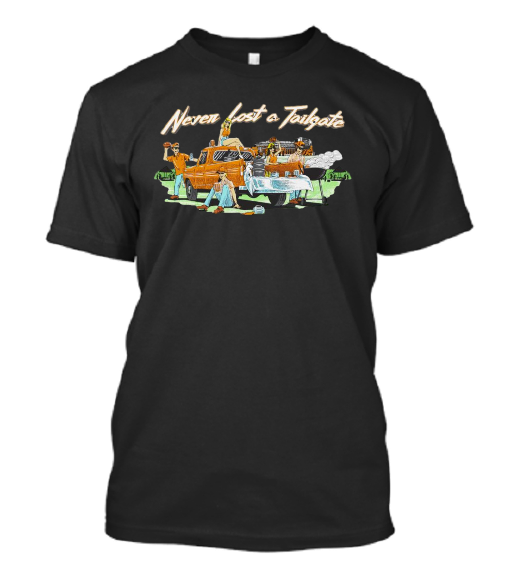 Never Lost A Tailgate Knoxville Truck BBQ Party T-Shirt