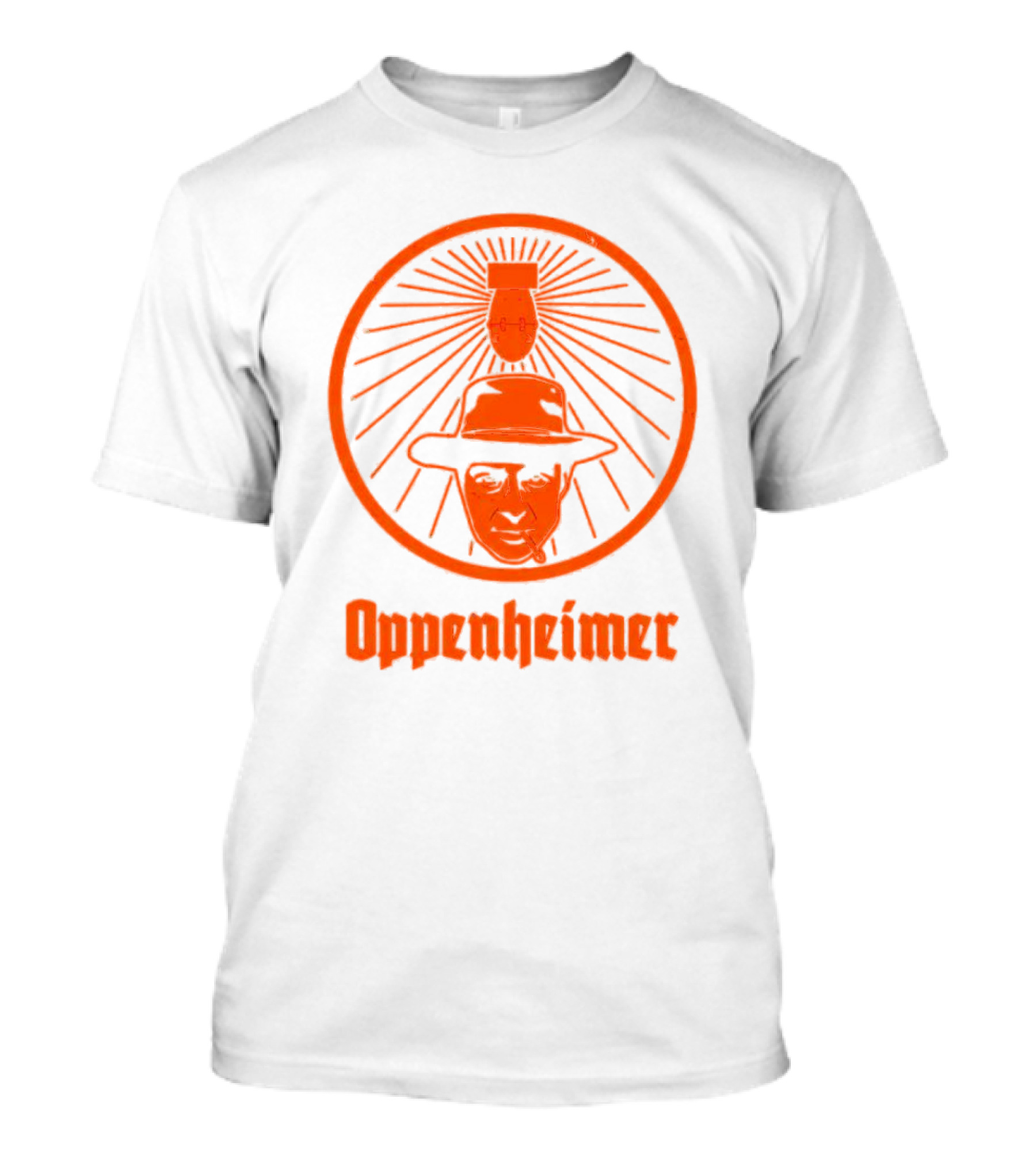 Oppenheimer Atom Meister Iconic Bomb Hat T-Shirt