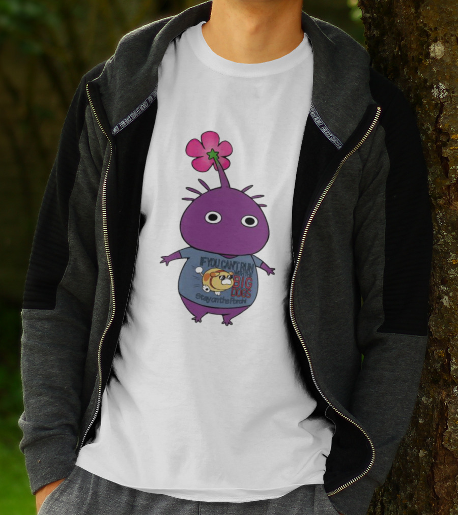 Purple Pikmin Stay On The Porch Big Dogs Shirt Flower Top T-Shirt