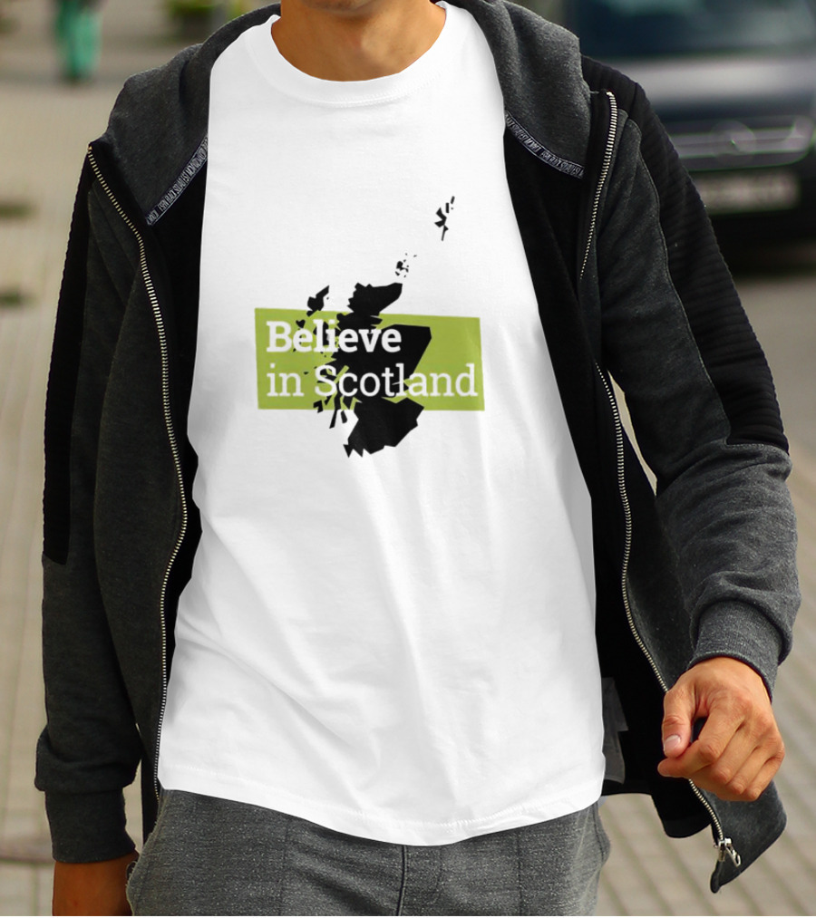Believe In Scotland Map T-Shirt
