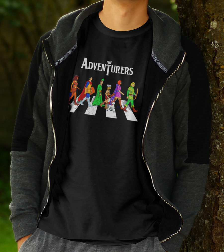 The Legend Of Zelda The Adventurers Abbey Road T-Shirt