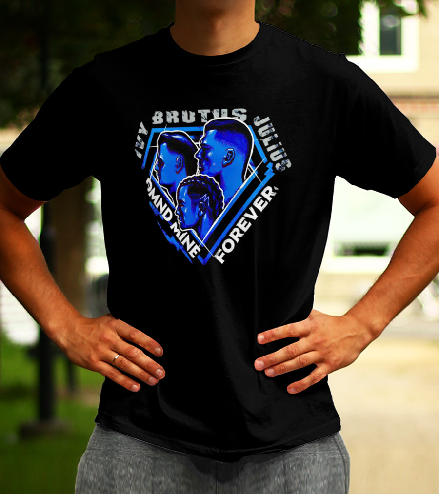 Ivy Brutus Julius Diamond Mine Forever Blue Portrait Trio T-Shirt
