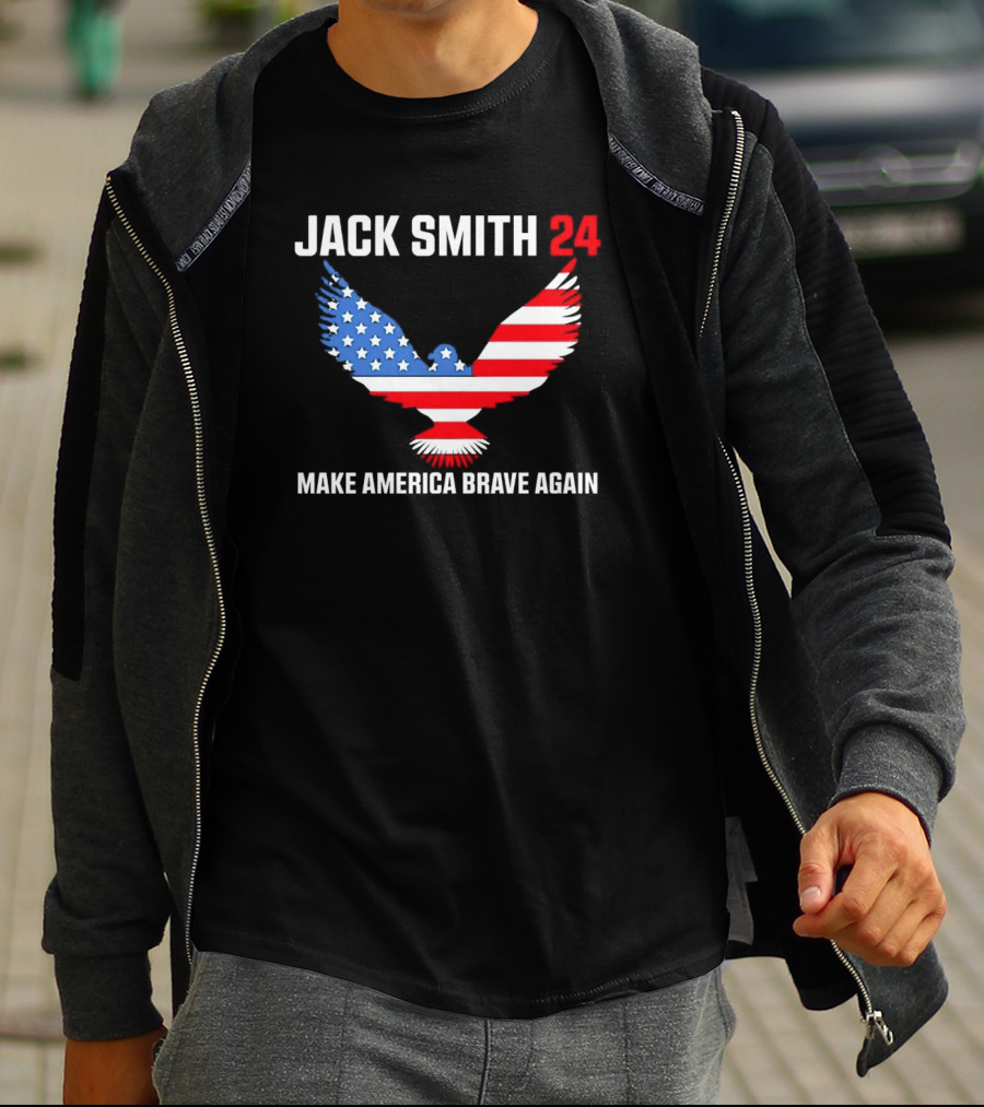 Jack Smith 24 Make America Brave Again Patriotic Eagle T-Shirt