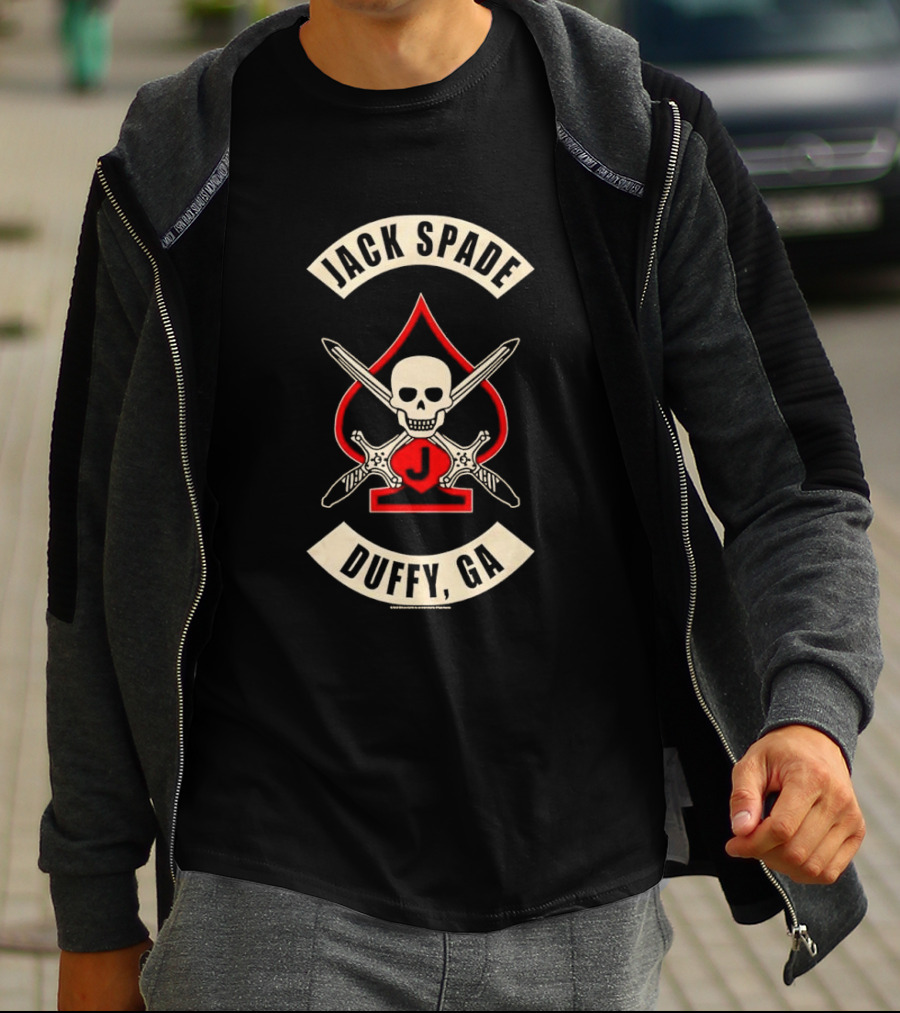 Jack Spade Duffy GA Skull Swords Spade T-Shirt