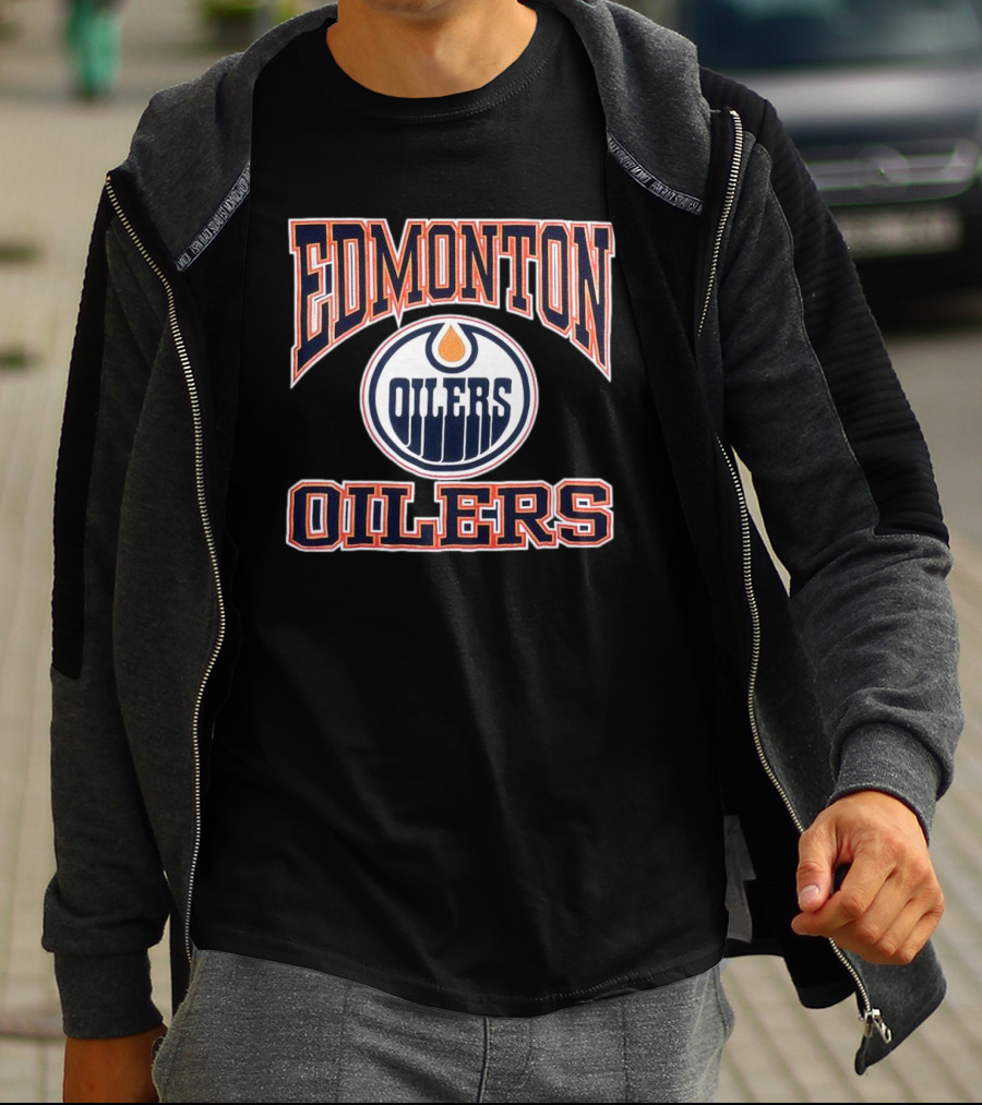 NHL Edmonton Oilers Vintage Logo Classic Team T-Shirt
