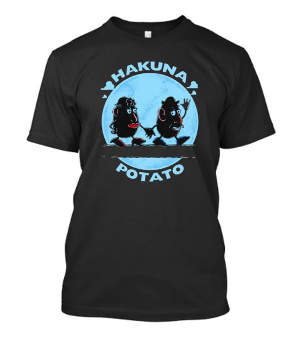 Hakuna Potato Walking Pastel Moon T-Shirt
