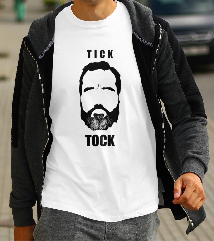 Tick Tock Jack Smith Beard Face T-Shirt