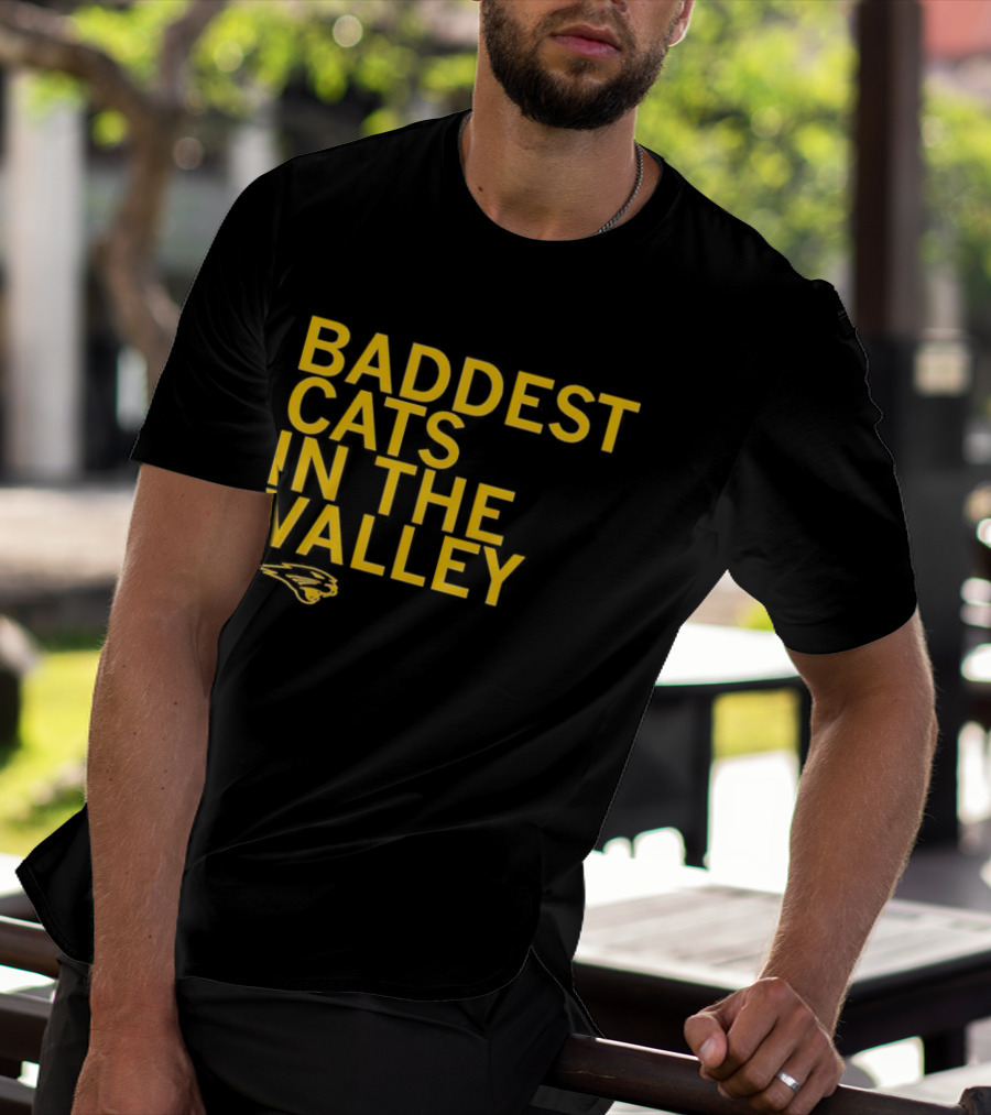 Baddest Cats In The Valley Northern Iowa Panthers T-Shirt