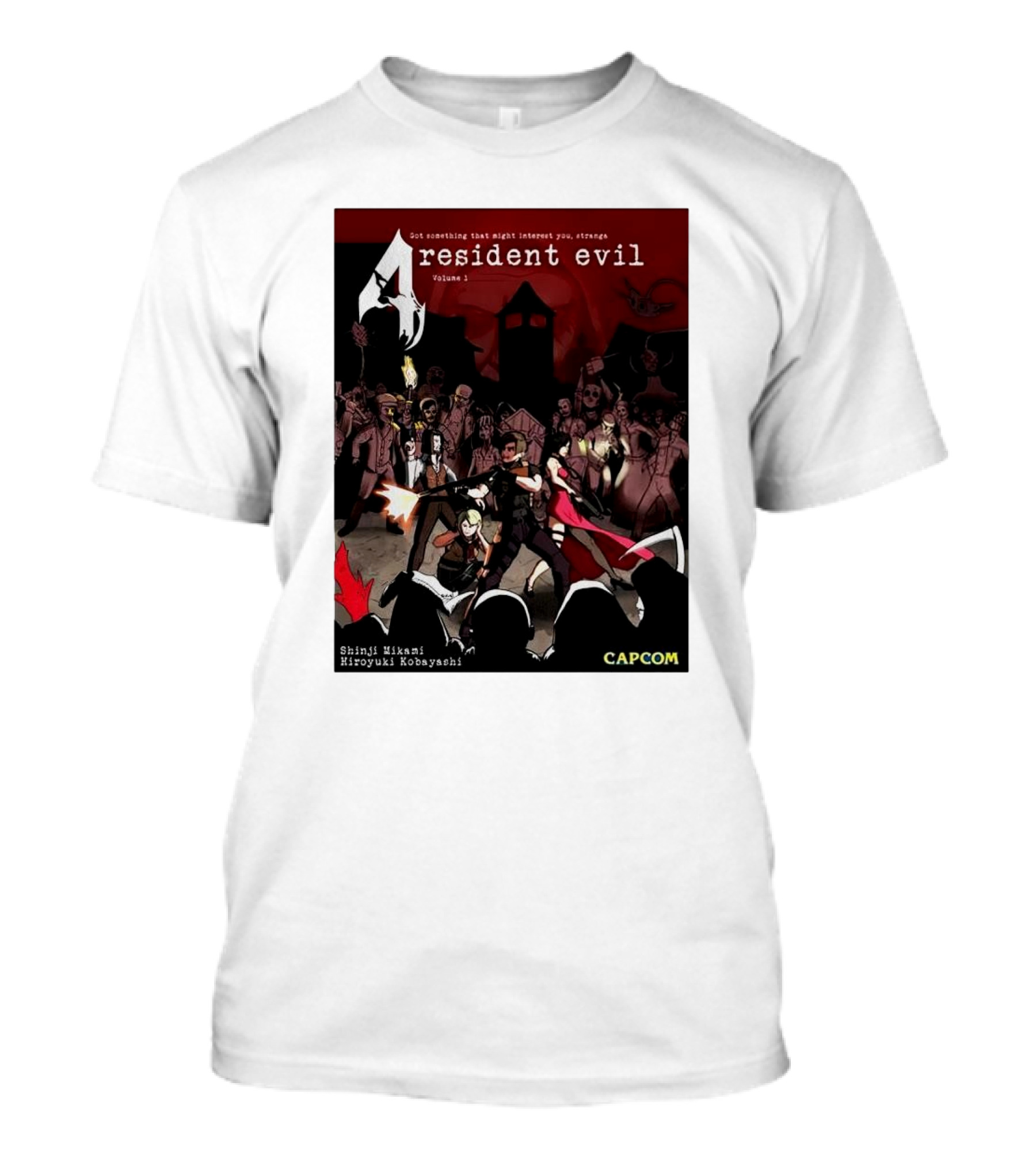 Resident Evil 4 Got Something That Might Interest You Shinji Mikami Hiroyuki Kobayashi Capcom Volume 1 T-Shirt