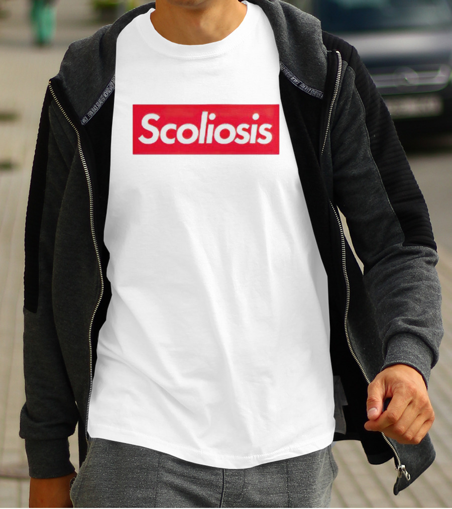 Scoliosis Red Box T-Shirt
