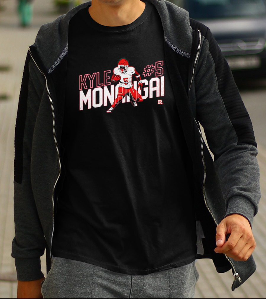 Kyle Monangai #5 Football Caricature R T-Shirt