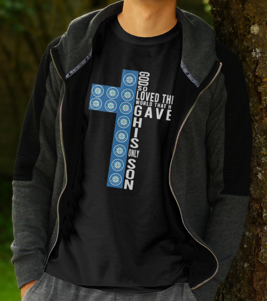 Mariners Cross God So Loved The World That He Gave His Only Son T-Shirt