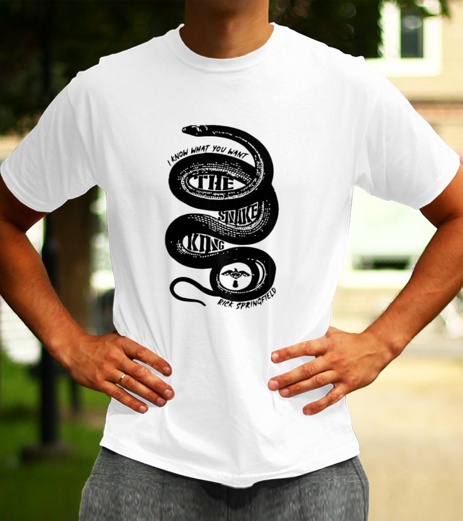 I Know What You Want The Snake King Rick Springfield T-Shirt