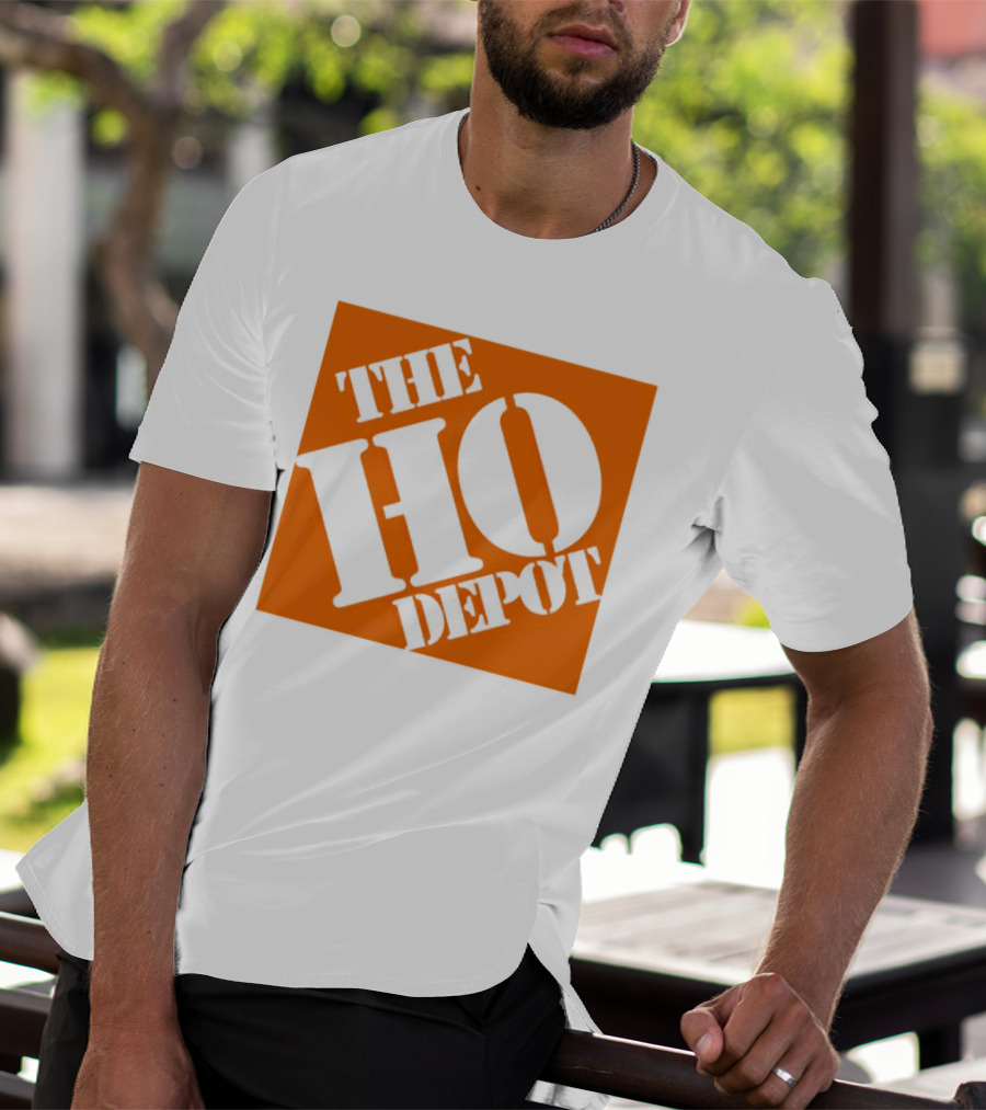 The Ho Depot Orange Square T-Shirt