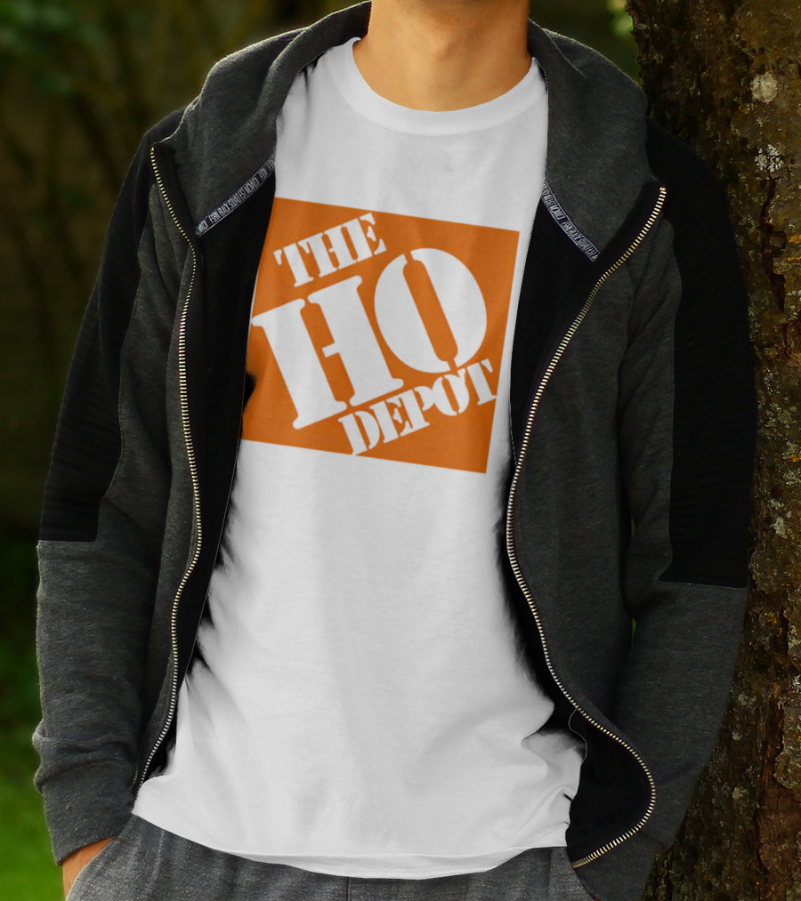 The Ho Depot Orange Square T-Shirt