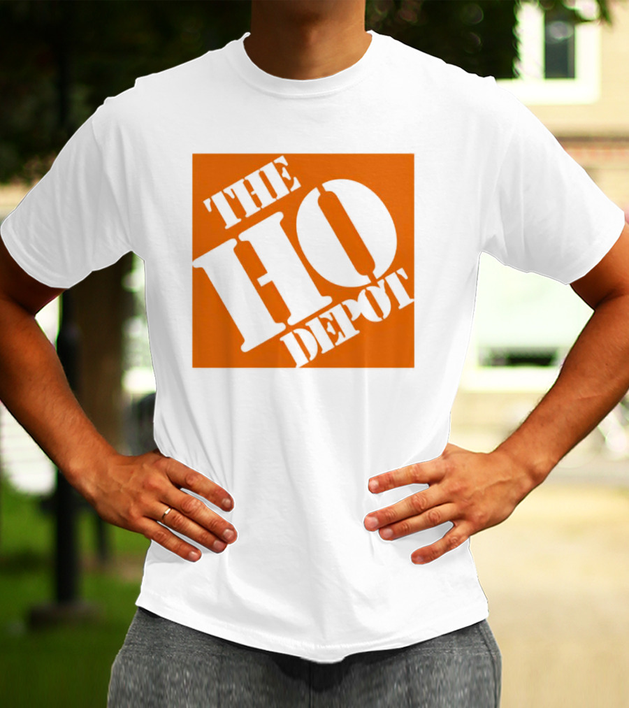 The Ho Depot Orange Square T-Shirt