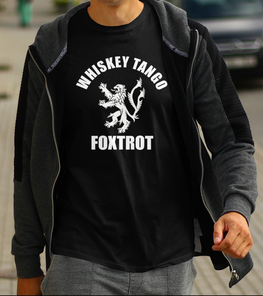 WHISKEY TANGO FOXTROT Lion Emblem T-Shirt