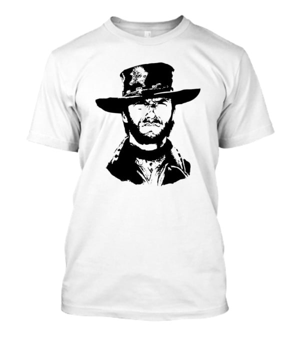 Clint Eastwood Western Hat Iconic T-Shirt