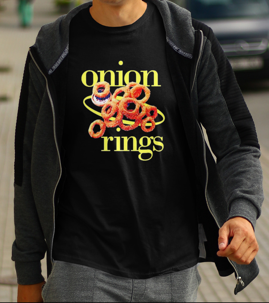 Onion Rings Saturn Orbit Rings T-Shirt