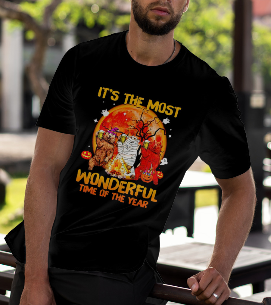 It's The Most Wonderful Time Of The Year Bear Halloween T-Shirt
