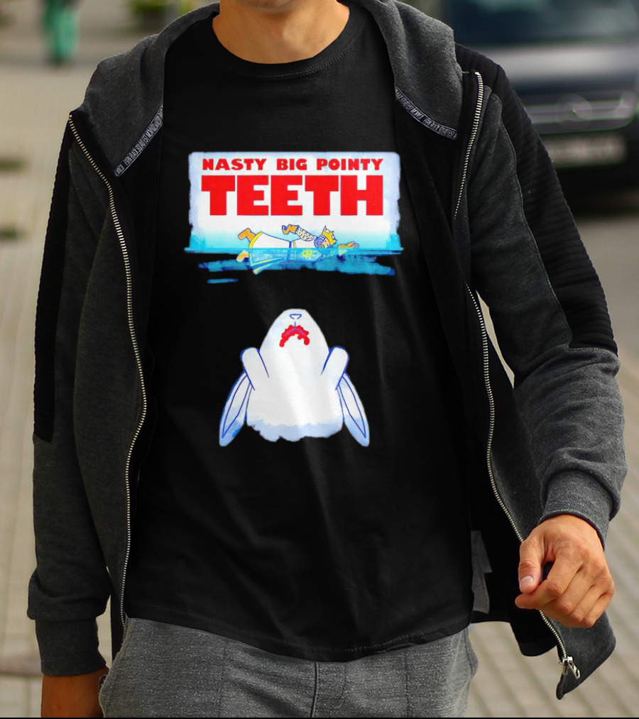 NASTY BIG POINTY TEETH Rabbit Parody With Knight T-Shirt