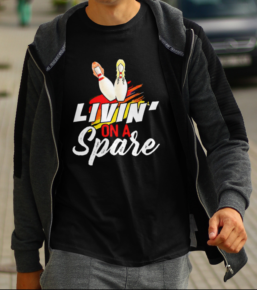 Livin' On A Spare Bowling Pin T-Shirt