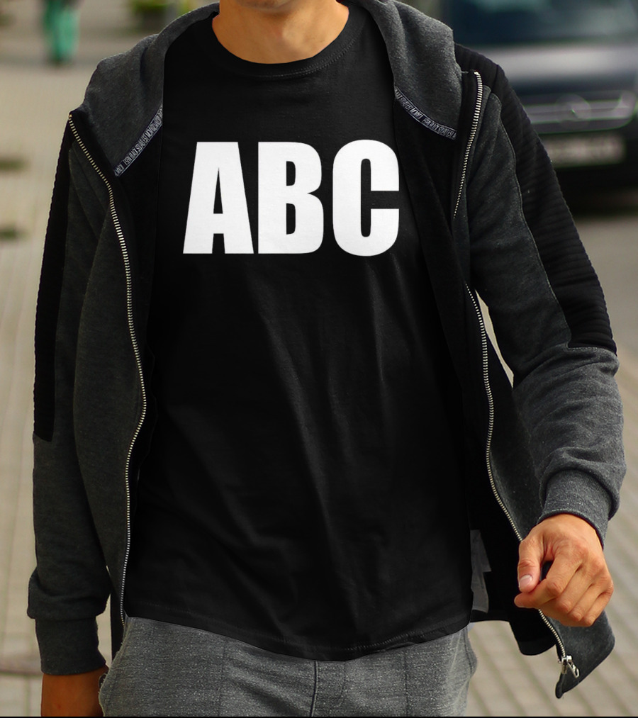 Chris Bey Wrestling ABC Bold Letters T-Shirt