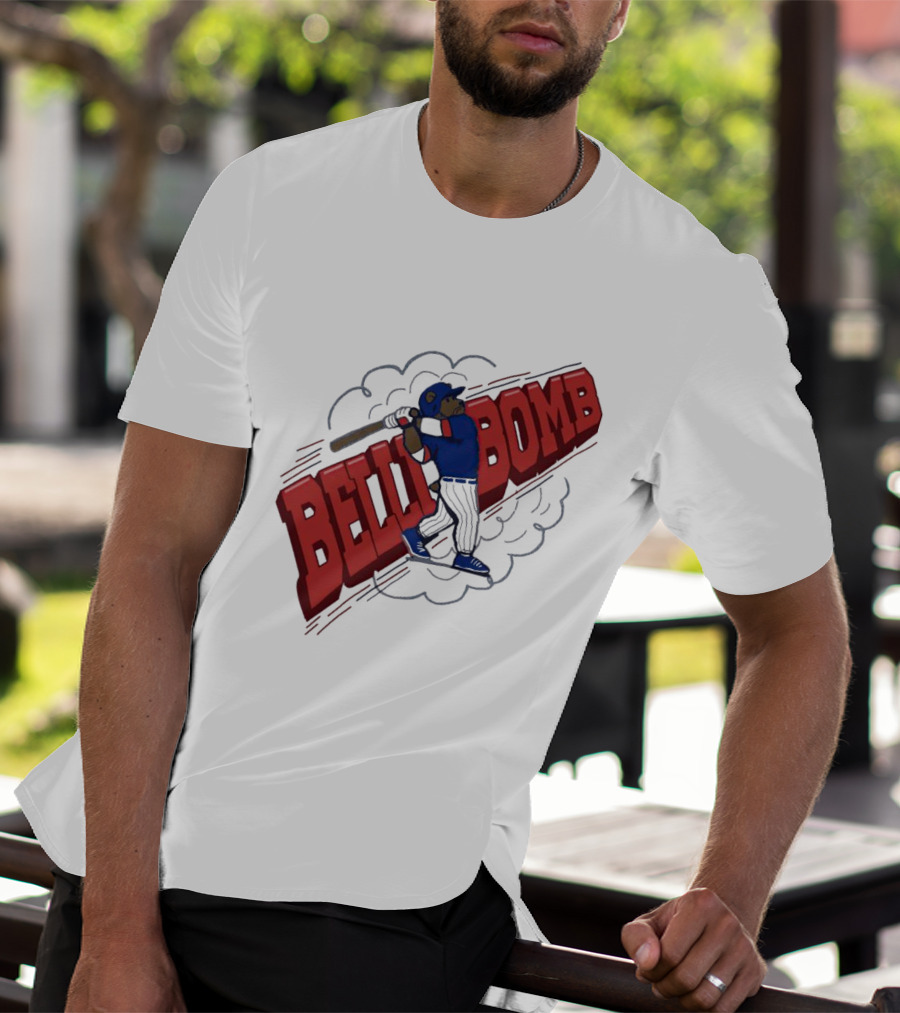 Cody Bellinger Belli Bomb Baseball Hit Iconic Swing T-Shirt